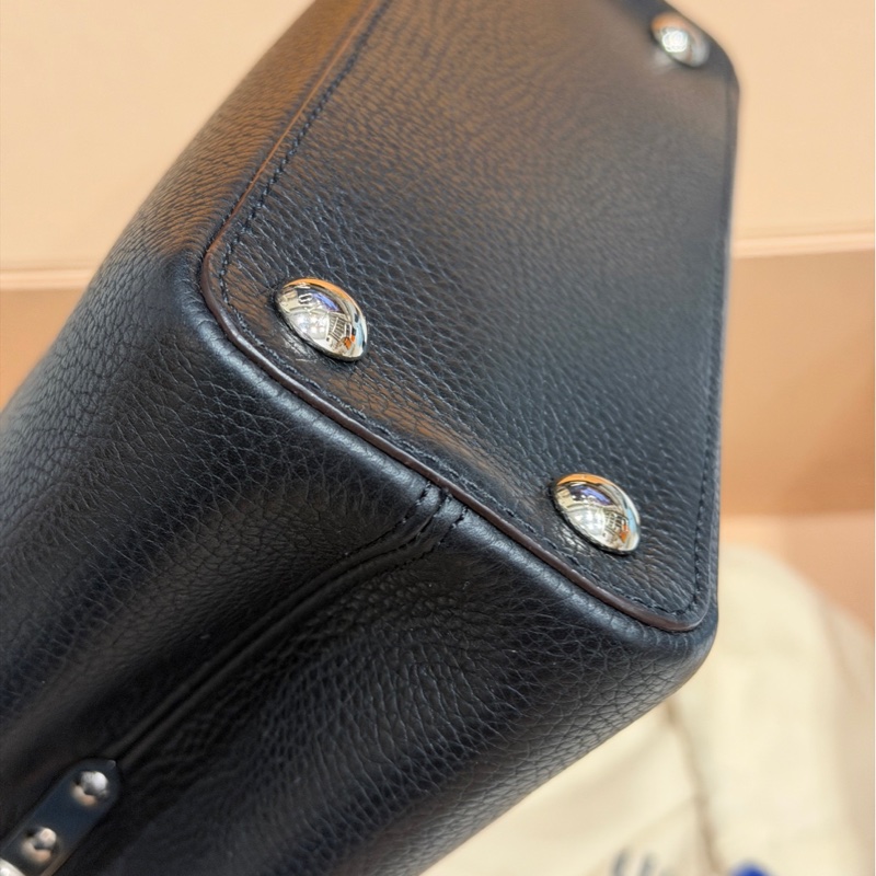 晶片款🈶稀有皮證❤️ #lv #capucines #卡普辛bb #蟒蛇皮 #黑銀-18