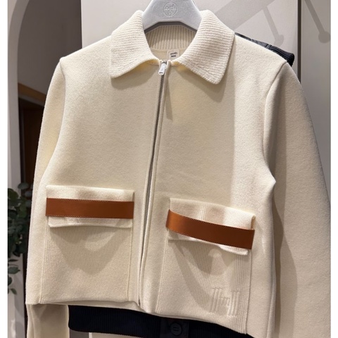 Hermes 2026春夏爆款白色針織外套 36碼