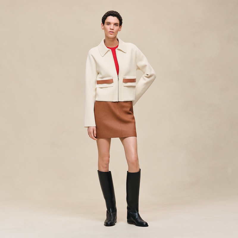 Hermes 2026春夏爆款白色針織外套 36碼-1