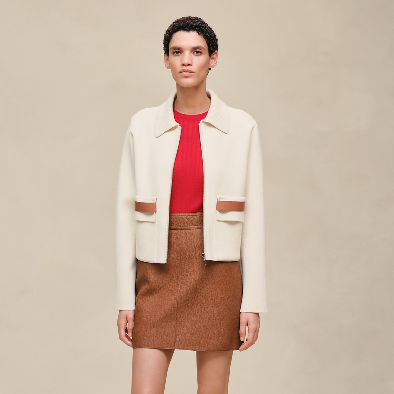 Hermes 2026春夏爆款白色針織外套 36碼-2