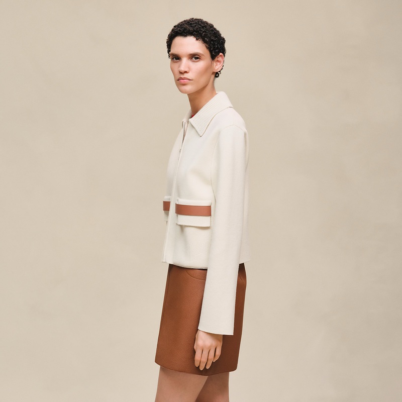Hermes 2026春夏爆款白色針織外套 36碼-3