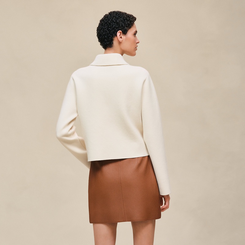 Hermes 2026春夏爆款白色針織外套 36碼-4