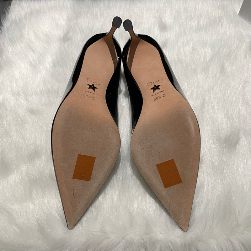 迪奧Dior D-Moi 休閒尖頭高跟鞋 38.5-7