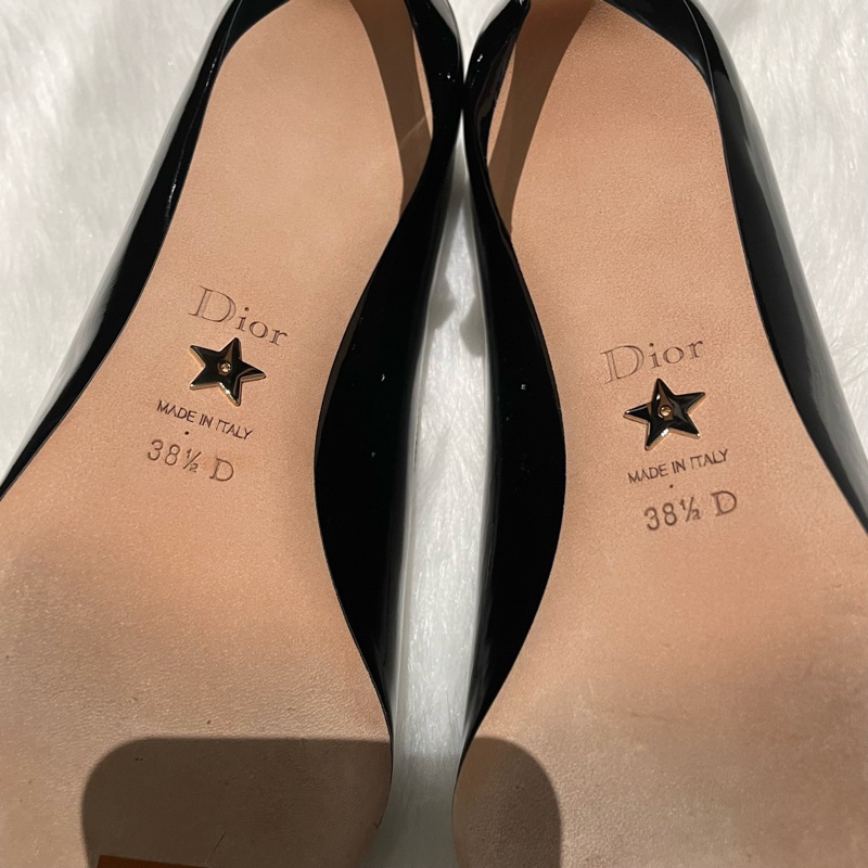 迪奧Dior D-Moi 休閒尖頭高跟鞋 38.5-8