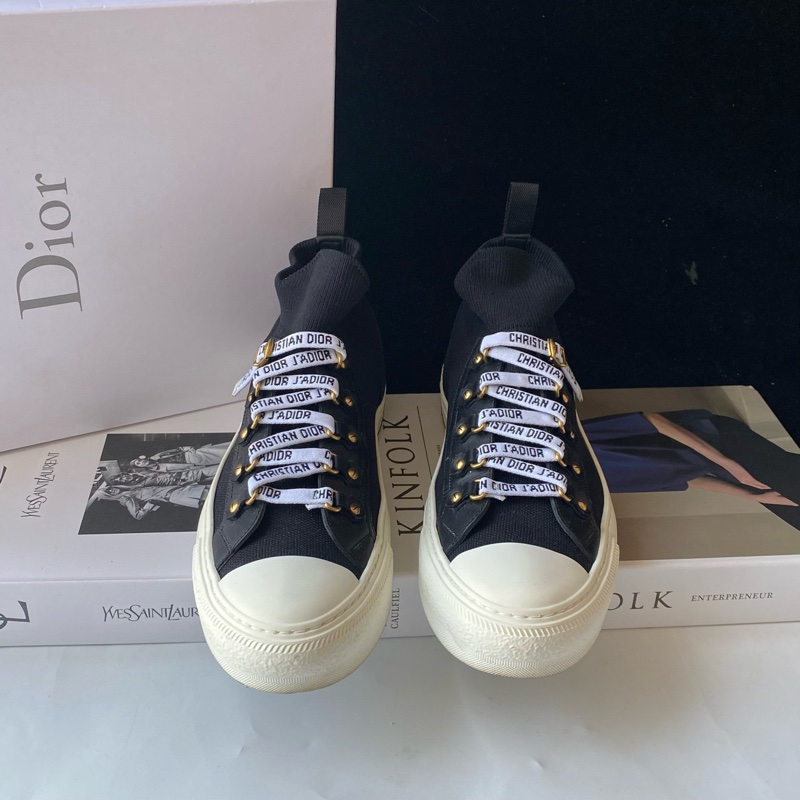 99新Dior/迪奧 Walk'n'Dior系列  高幫休閒運動鞋 38碼-0