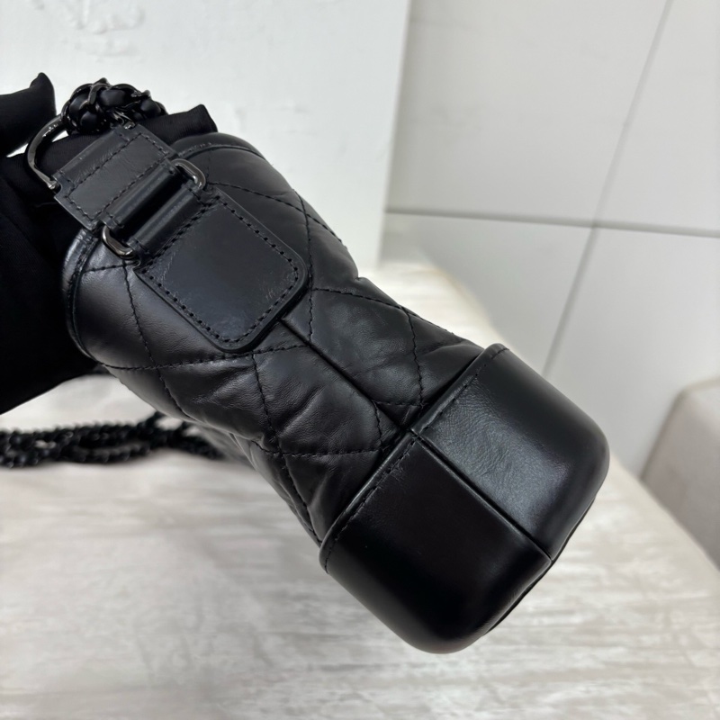 全配🈶購證❤️ #香奈兒 #流浪包 #小號 #soblack #全黑-10