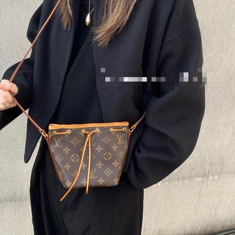 【98新 ✨ 全網最低價！】LV 老花 水桶包 nano noe 小水桶（下單前先詢問庫存❗️）