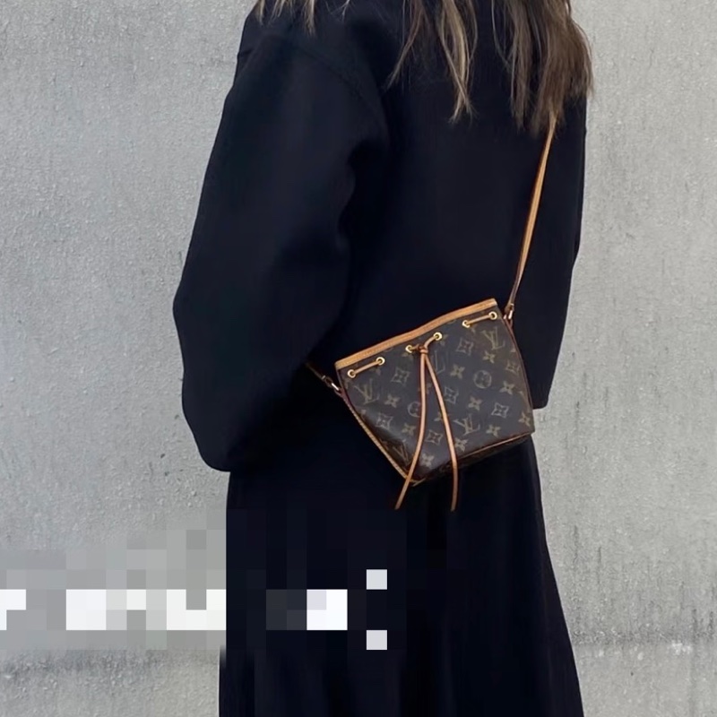 【98新 ✨ 全網最低價!】LV 老花 水桶包 nano noe 小水桶(下單前先詢問庫存❗️)-1