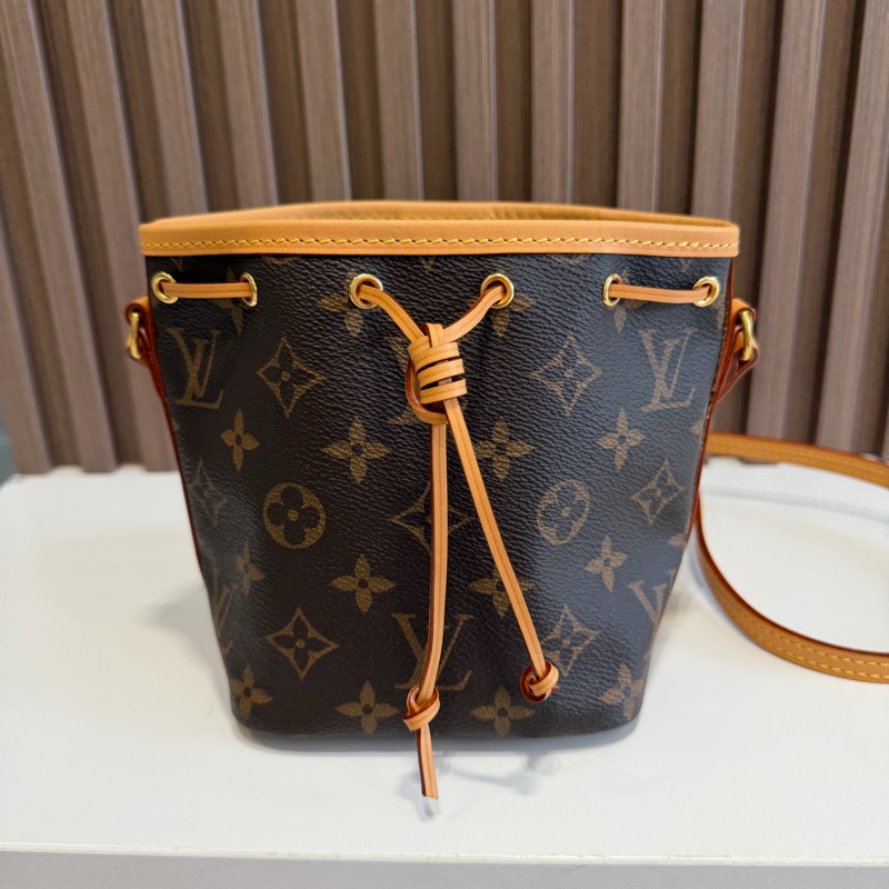 【98新 ✨ 全網最低價!】LV 老花 水桶包 nano noe 小水桶(下單前先詢問庫存❗️)-4