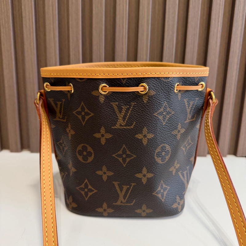【98新 ✨ 全網最低價!】LV 老花 水桶包 nano noe 小水桶(下單前先詢問庫存❗️)-5