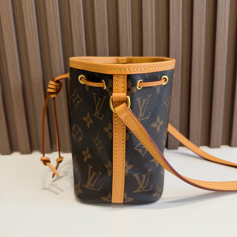 【98新 ✨ 全網最低價!】LV 老花 水桶包 nano noe 小水桶(下單前先詢問庫存❗️)-6
