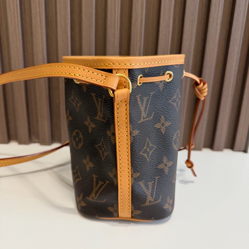 【98新 ✨ 全網最低價!】LV 老花 水桶包 nano noe 小水桶(下單前先詢問庫存❗️)-8