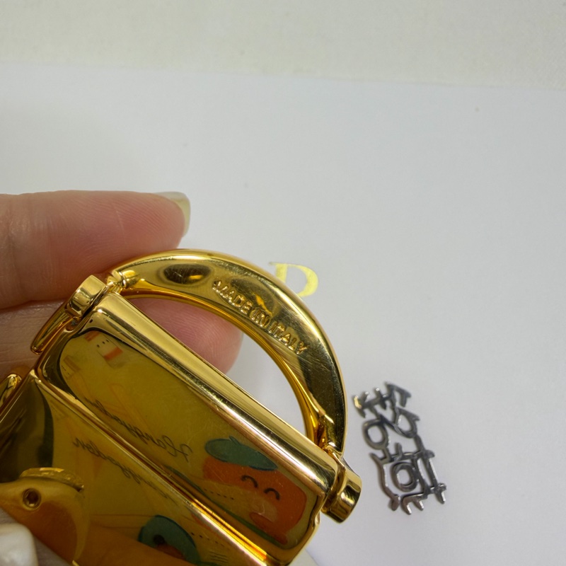 美兔銘燕/Dior 蒙田雙面皮帶 黑/白-8