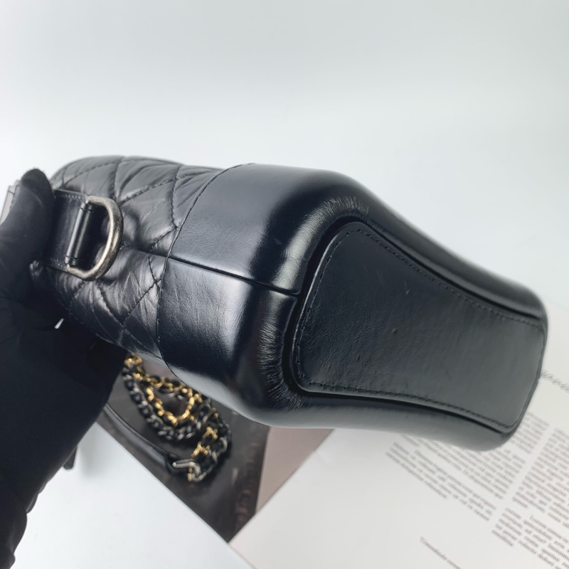 Chanel流浪包小號黑金 配件齊全❤️-6