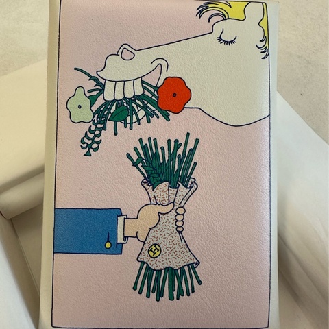 Hermes Calvi Duo 短卡夾 印花限量版