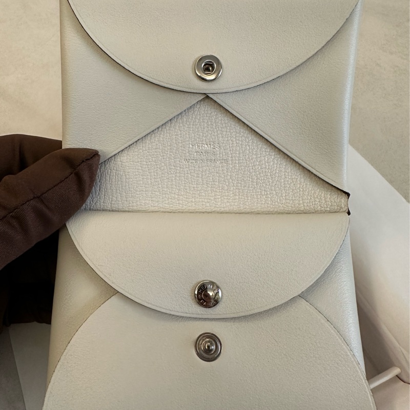 Hermes Calvi Duo 短卡夾 印花限量版-2