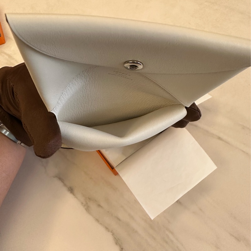 Hermes Calvi Duo 短卡夾 印花限量版-5