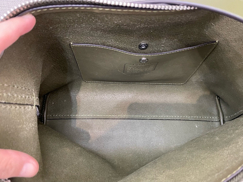 99新 2/21購入 Coach Mott 33 綠-21