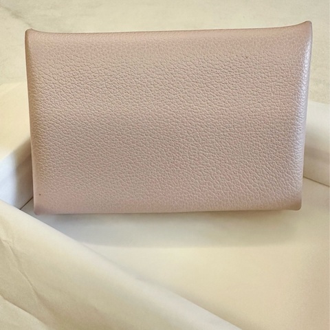 Hermes Calvi 卡夾 淡紫色