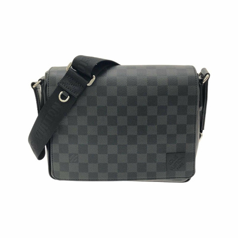 路易威登 Damier Graphite District PM N42710 單肩包