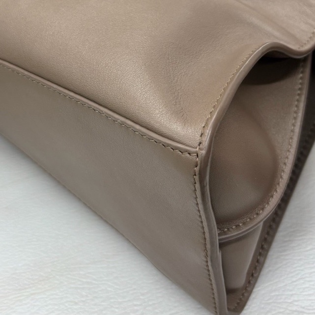 【閒置品】Balenciaga 巴黎世家 奶茶色Neo機車小號附肩背帶-10