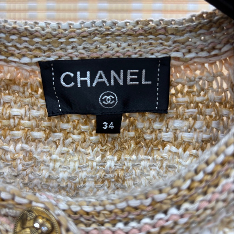 CHANEL 香奈兒 希臘系列編織流蘇外套 34碼-2