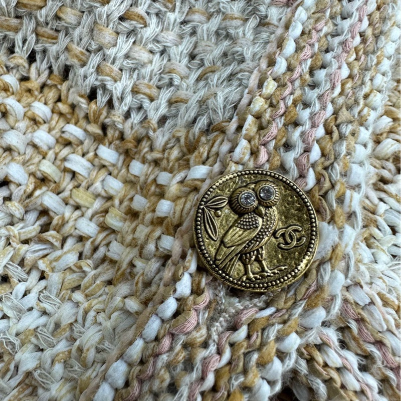 CHANEL 香奈兒 希臘系列編織流蘇外套 34碼-4