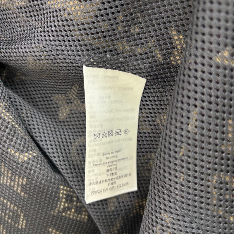 Louis Vuitton lv新款老花滿印logo泰迪羊羔絨拉鍊連帽外套 38碼 99新-4