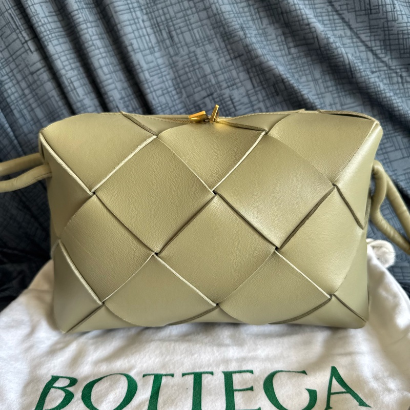 Bottega Veneta Cassette Camera Bag 相機袋 - Travertine 牛油果綠色-2