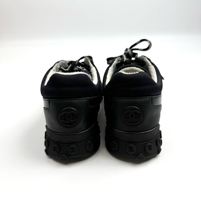 香奈兒Chanel 黑色經典運動鞋 35碼 無附件成色非常好-2