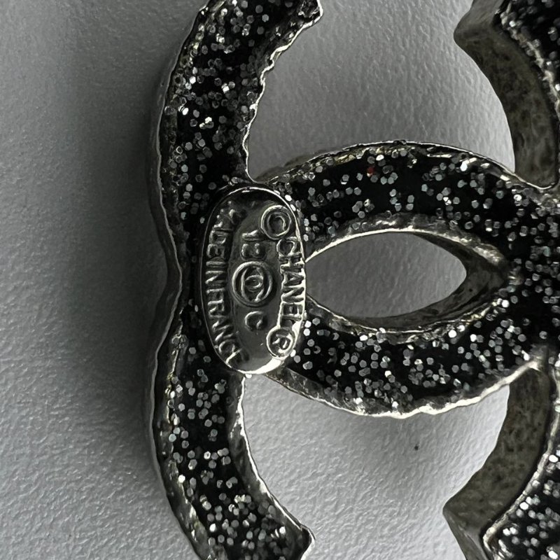 Chanel 雙 C 滿鑽耳鉤耳環-4