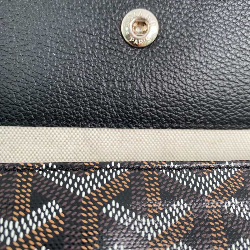 △ Goyard 高雅德 Black Coated Canvas Saint Louis PM Tote Bag 黑色塗層帆布托特袋 - 267003842-18