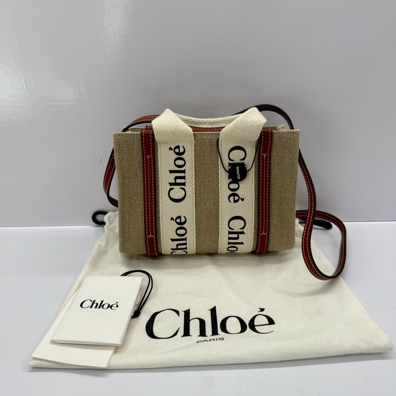 克蘿伊 Chloe Woody 迷你兩用包（手提/斜背）0126104465-2