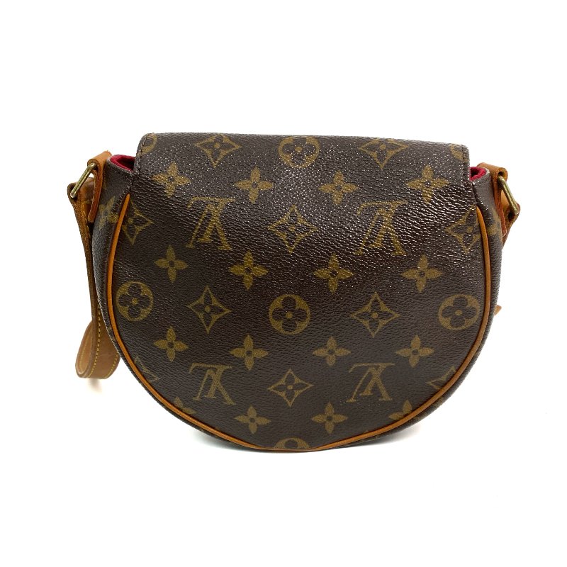 △ Louis Vuitton 路易威登 Brown Coated Canvas Monogram Tambourin Crossbody Bag M51179 啡色塗層帆布經典老花斜背袋 - 257028876-2