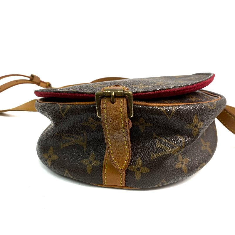 △ Louis Vuitton 路易威登 Brown Coated Canvas Monogram Tambourin Crossbody Bag M51179 啡色塗層帆布經典老花斜背袋 - 257028876-5