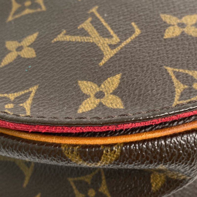 △ Louis Vuitton 路易威登 Brown Coated Canvas Monogram Tambourin Crossbody Bag M51179 啡色塗層帆布經典老花斜背袋 - 257028876-6