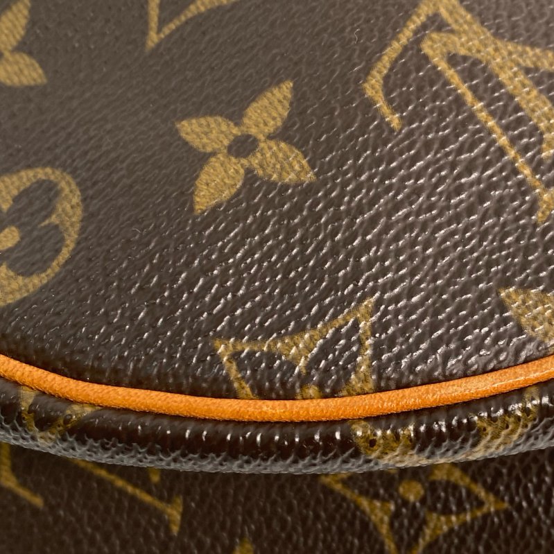 △ Louis Vuitton 路易威登 Brown Coated Canvas Monogram Tambourin Crossbody Bag M51179 啡色塗層帆布經典老花斜背袋 - 257028876-8
