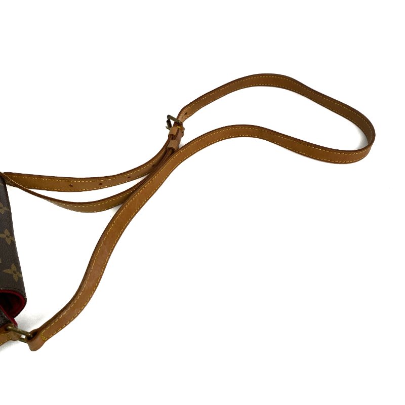 △ Louis Vuitton 路易威登 Brown Coated Canvas Monogram Tambourin Crossbody Bag M51179 啡色塗層帆布經典老花斜背袋 - 257028876-10