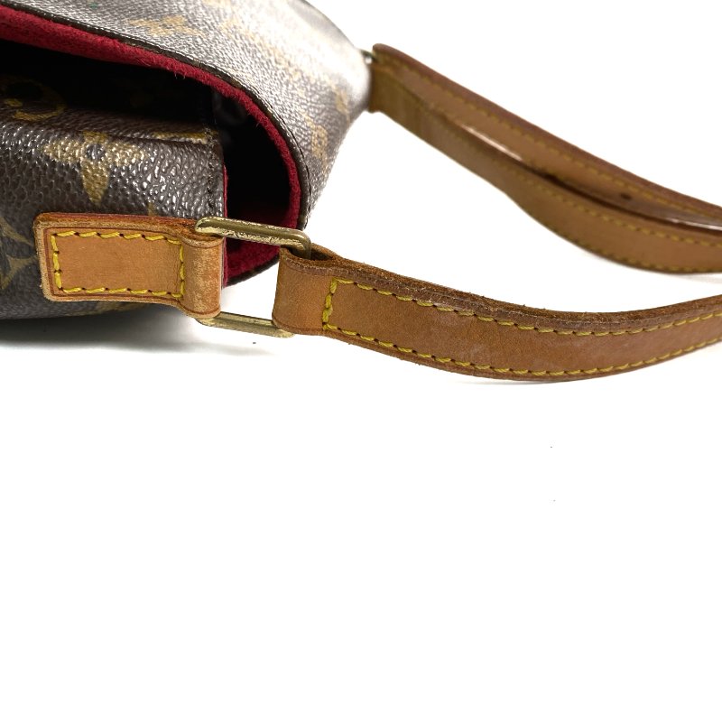 △ Louis Vuitton 路易威登 Brown Coated Canvas Monogram Tambourin Crossbody Bag M51179 啡色塗層帆布經典老花斜背袋 - 257028876-13