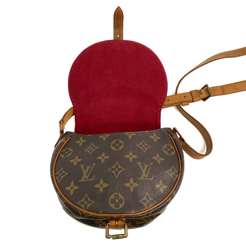 △ Louis Vuitton 路易威登 Brown Coated Canvas Monogram Tambourin Crossbody Bag M51179 啡色塗層帆布經典老花斜背袋 - 257028876-14