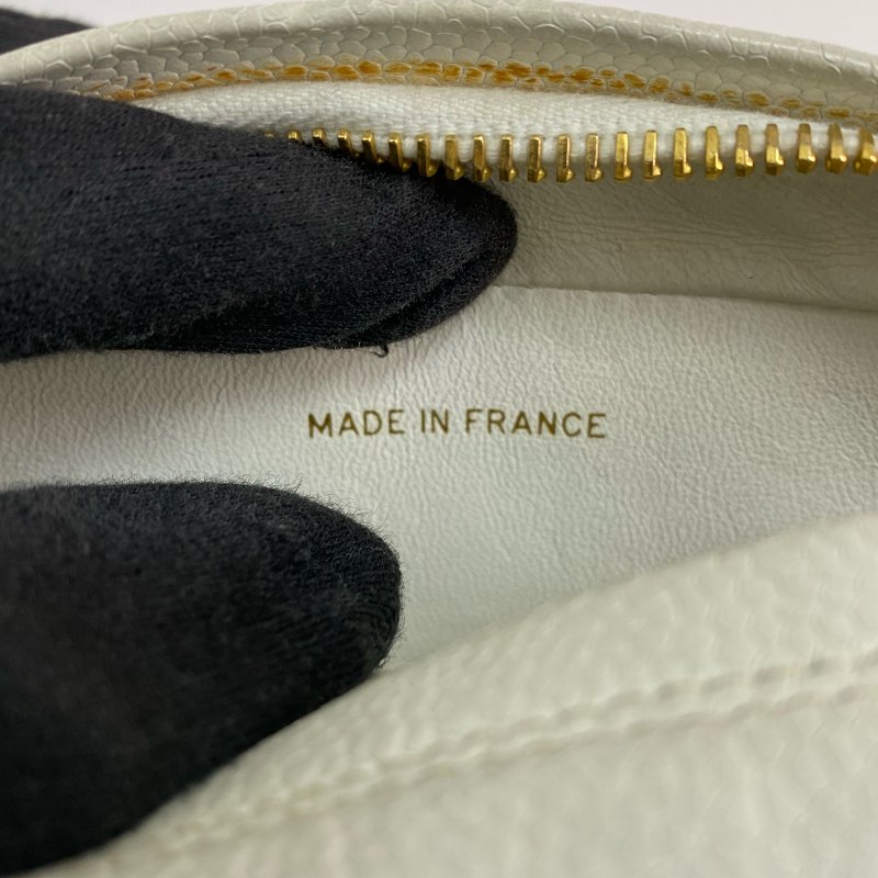 △ Chanel 香奈兒 White Caviar Skin Gold Tone Metal Chain Crossbody Bag No.2 白色粒紋小牛皮金色金屬鎖鏈斜背袋No.2 - 267005419-22