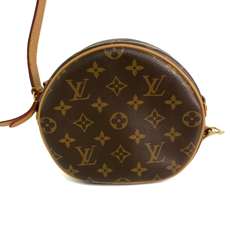 △ Louis Vuitton 路易威登 Brown Coated Canvas Monogram Boite Chapeau Souple PM Crossbody Bag M45578 啡色塗層帆布經典老花斜背袋 - 257027010-1