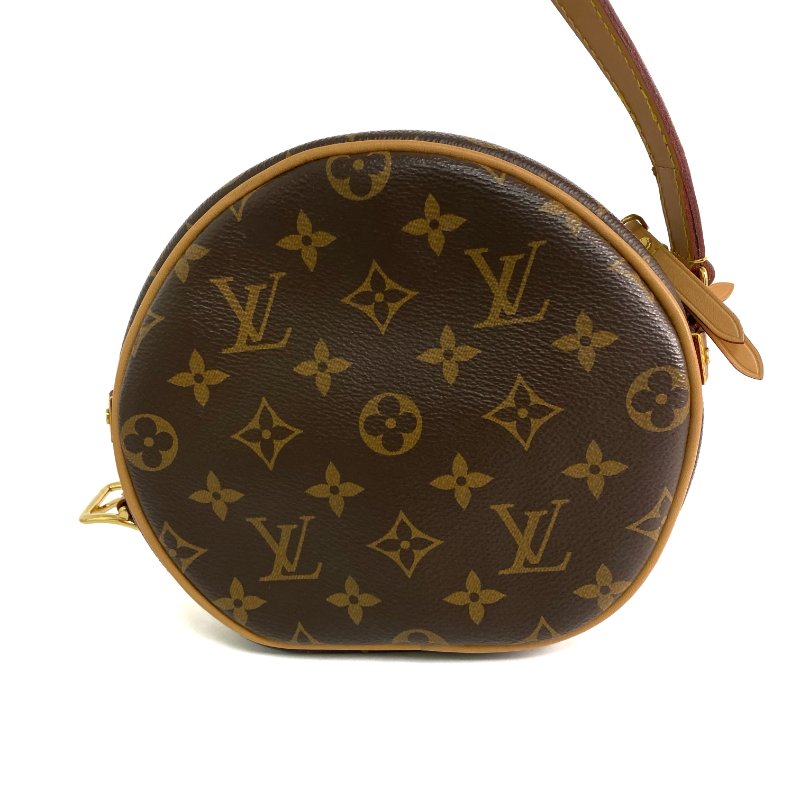 △ Louis Vuitton 路易威登 Brown Coated Canvas Monogram Boite Chapeau Souple PM Crossbody Bag M45578 啡色塗層帆布經典老花斜背袋 - 257027010-2