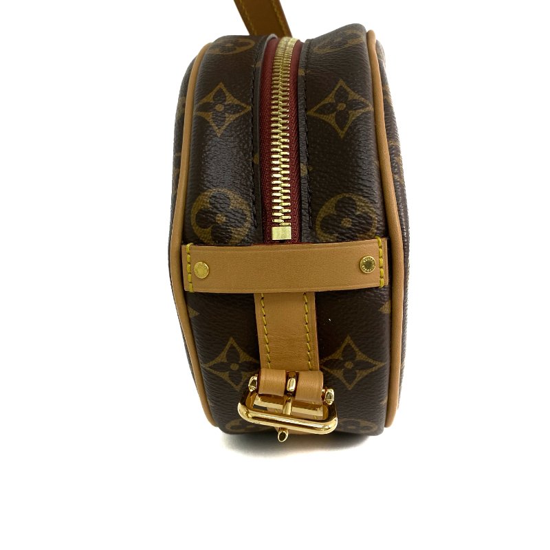 △ Louis Vuitton 路易威登 Brown Coated Canvas Monogram Boite Chapeau Souple PM Crossbody Bag M45578 啡色塗層帆布經典老花斜背袋 - 257027010-3