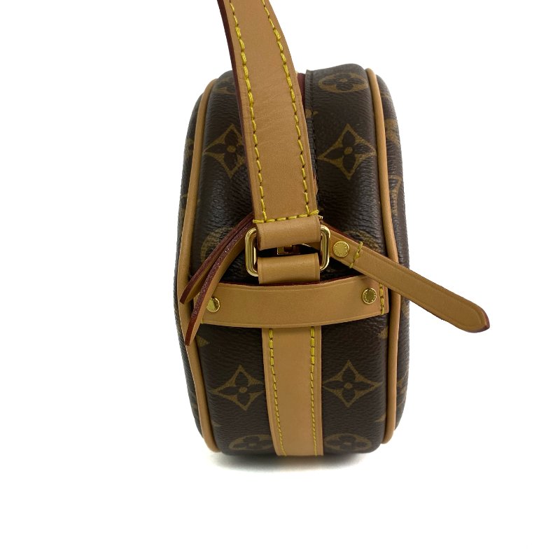△ Louis Vuitton 路易威登 Brown Coated Canvas Monogram Boite Chapeau Souple PM Crossbody Bag M45578 啡色塗層帆布經典老花斜背袋 - 257027010-4