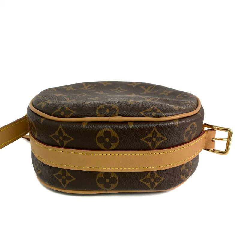 △ Louis Vuitton 路易威登 Brown Coated Canvas Monogram Boite Chapeau Souple PM Crossbody Bag M45578 啡色塗層帆布經典老花斜背袋 - 257027010-5