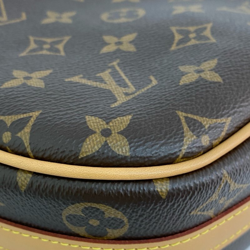 △ Louis Vuitton 路易威登 Brown Coated Canvas Monogram Boite Chapeau Souple PM Crossbody Bag M45578 啡色塗層帆布經典老花斜背袋 - 257027010-6