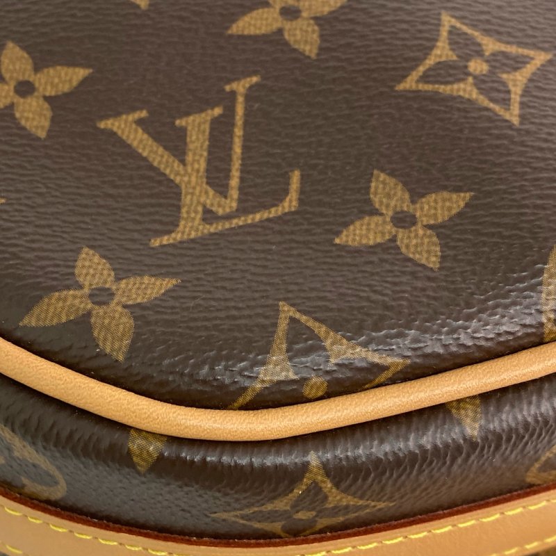 △ Louis Vuitton 路易威登 Brown Coated Canvas Monogram Boite Chapeau Souple PM Crossbody Bag M45578 啡色塗層帆布經典老花斜背袋 - 257027010-8