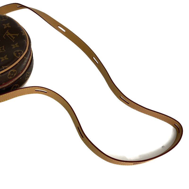 △ Louis Vuitton 路易威登 Brown Coated Canvas Monogram Boite Chapeau Souple PM Crossbody Bag M45578 啡色塗層帆布經典老花斜背袋 - 257027010-10