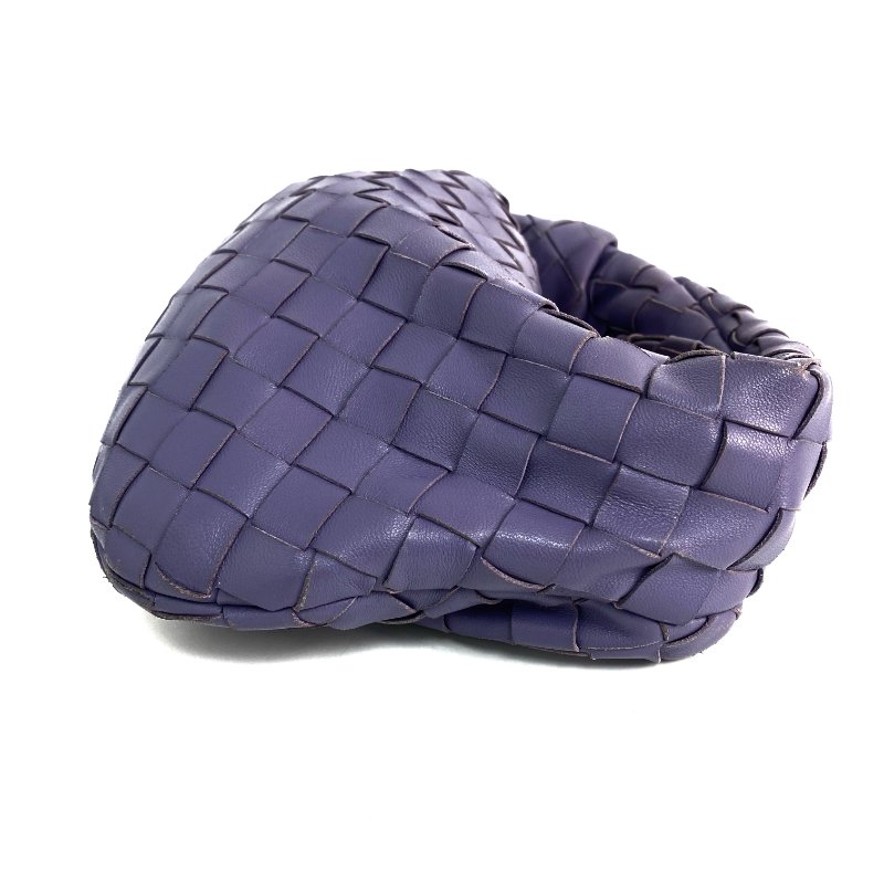 △ Bottega Veneta 寳緹嘉 Purple Lambskin Mini Jodie Hand Bag 紫色小羊皮手袋 - 267005778-3